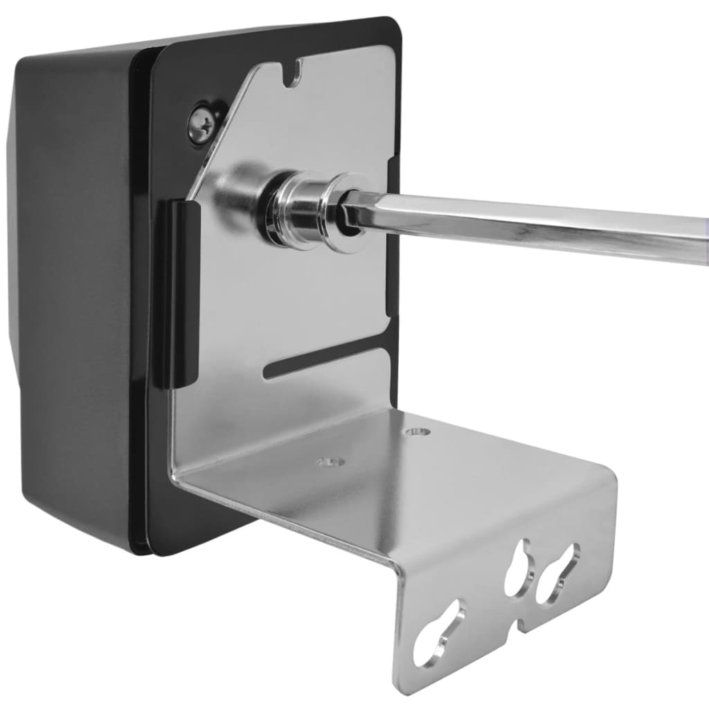 BBQ Rotisserie Spit with Motor Steel 1000 mm