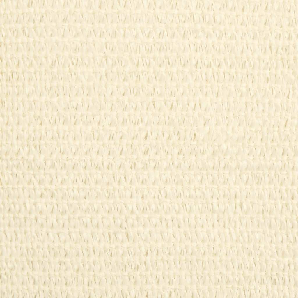 Sunshade Sail HDPE Triangular 5x5x5 m Cream
