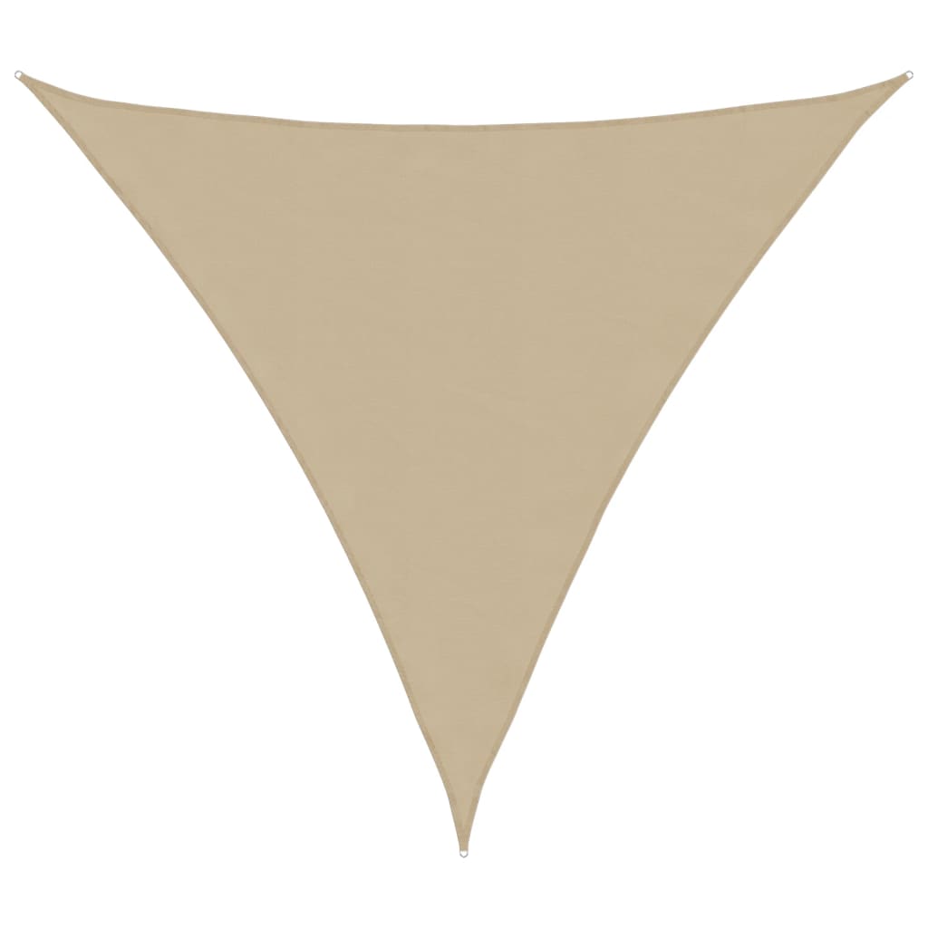 Sunshade Sail Oxford Fabric Triangular 3,6x3,6x3,6 m Beige