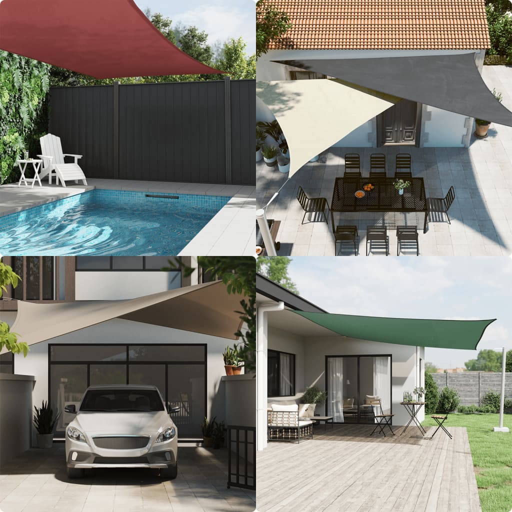 Sunshade Sail Oxford Fabric Triangular 3,6x3,6x3,6 m Beige