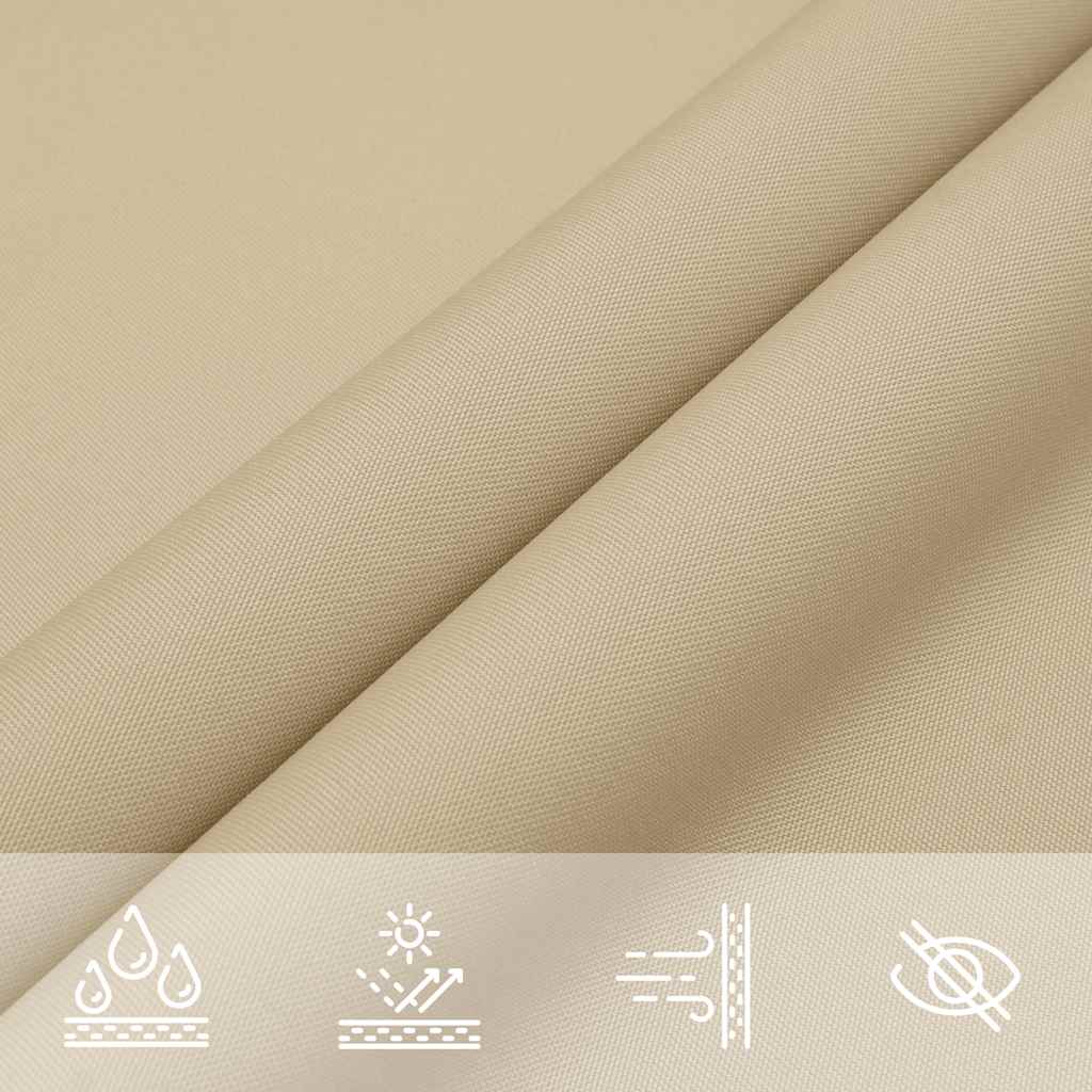 Sunshade Sail Oxford Fabric Triangular 3,6x3,6x3,6 m Beige