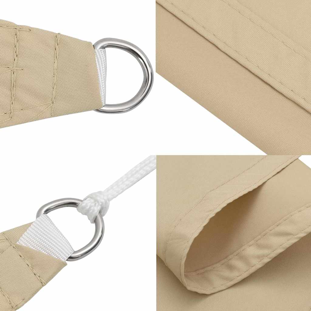 Sunshade Sail Oxford Fabric Triangular 3,6x3,6x3,6 m Beige
