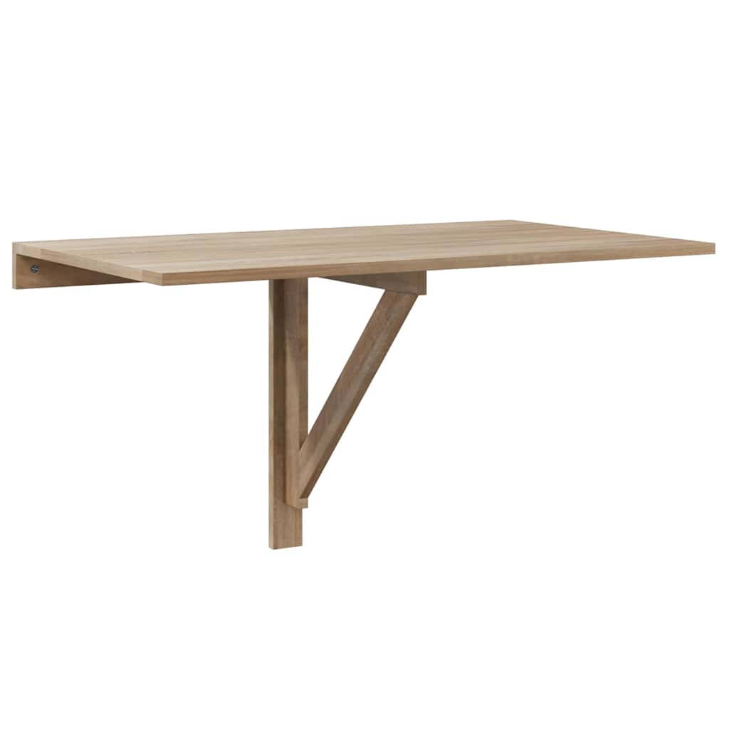 Folding Wall Table Oak 100x60 cm