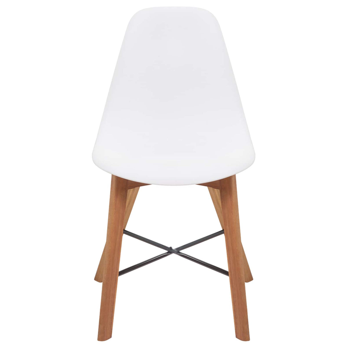 Chair Seats 4 pcs White 39 x 39 x 46.5 cm Plastic