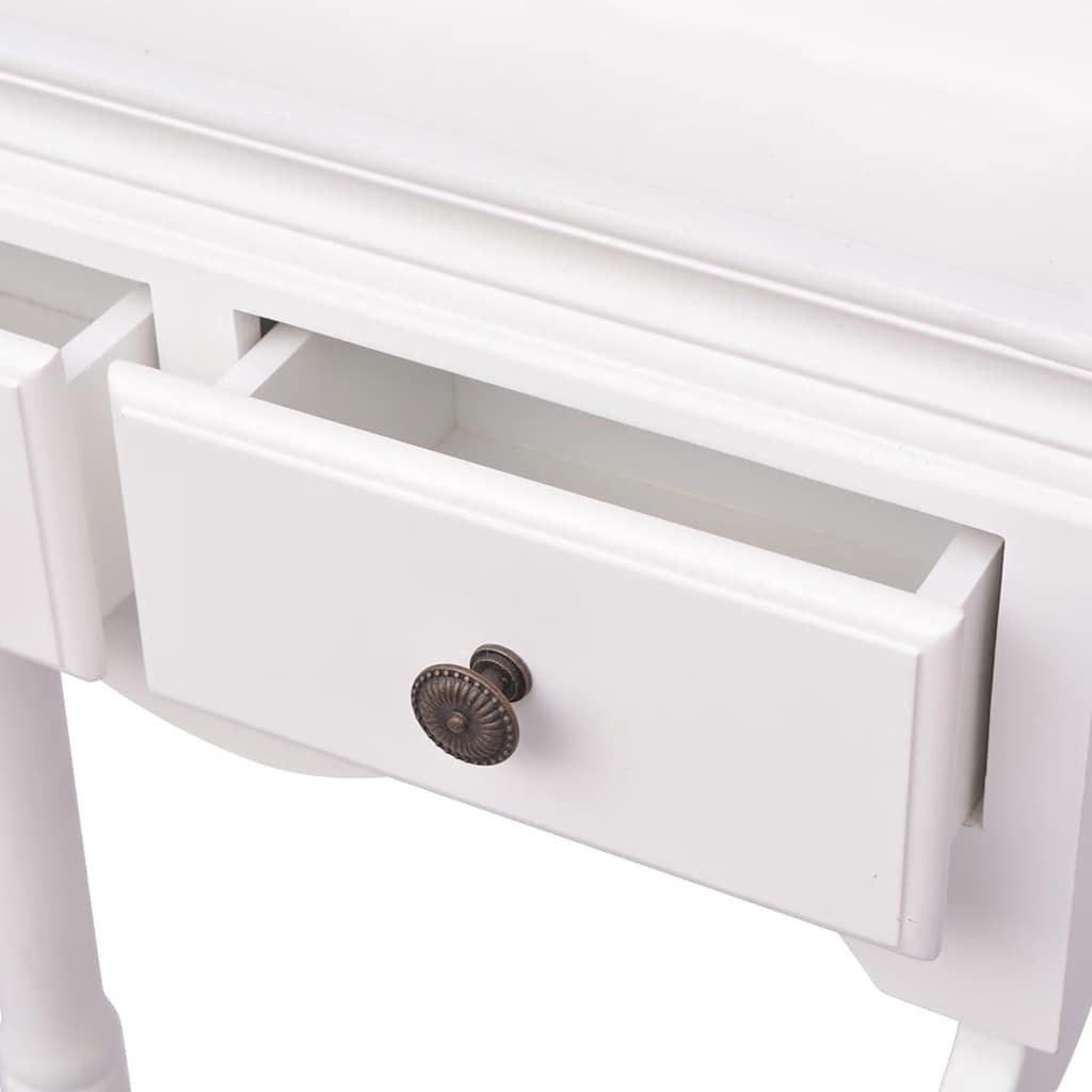 Clothing Rack with Cabinet Wood White