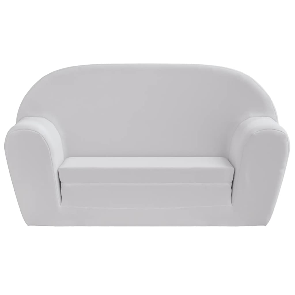 Kids' Flip-Out Lounge Chair Light Grey
