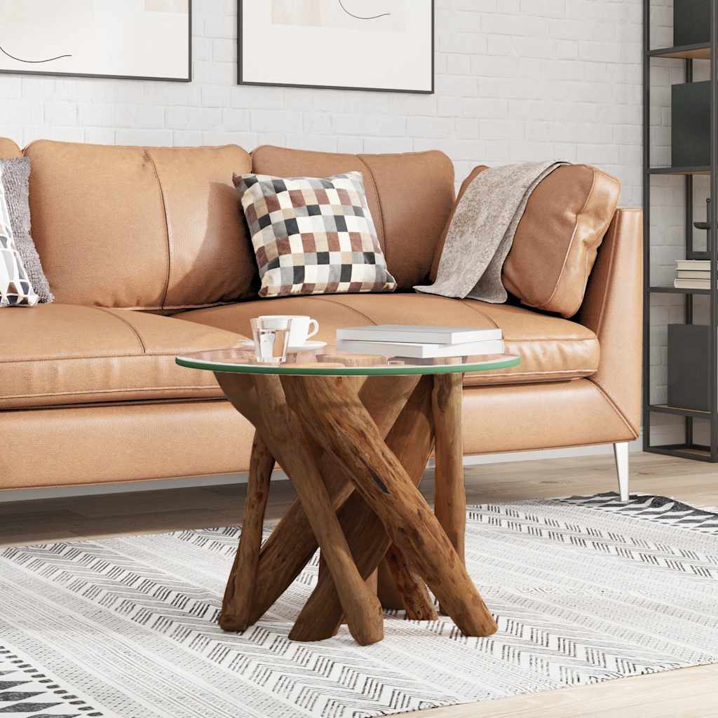 Coffee Table Solid Teak 60 cm