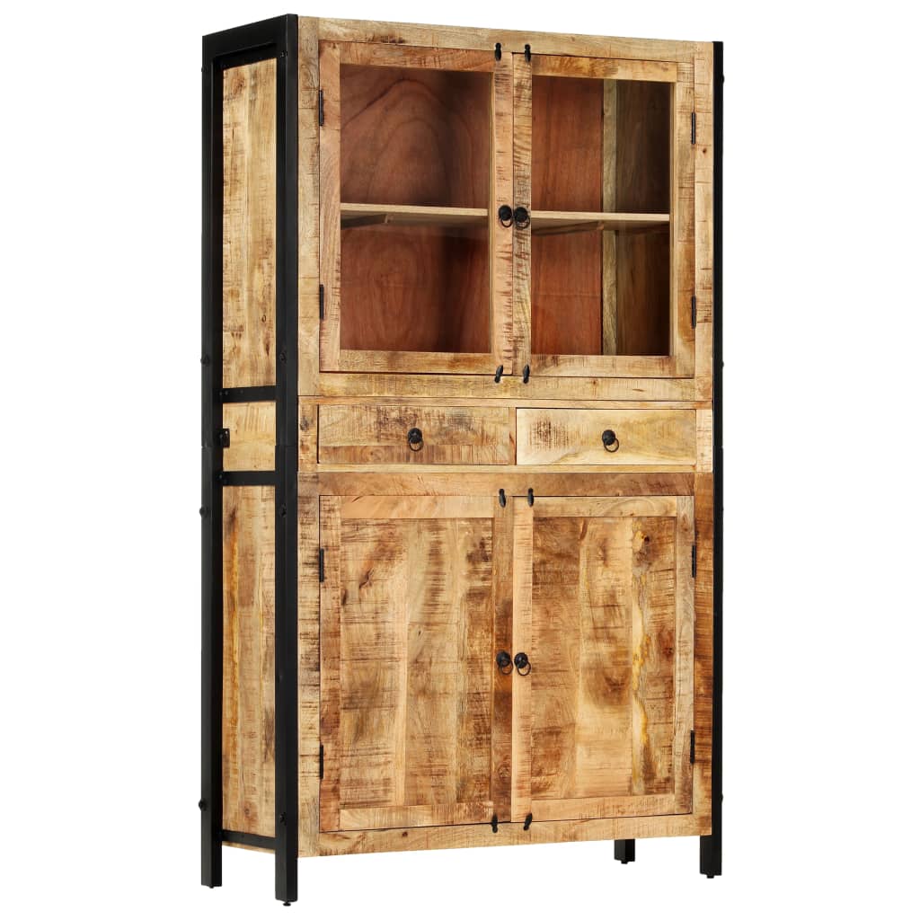 Highboard 100x40x175 cm Solid Mango Wood