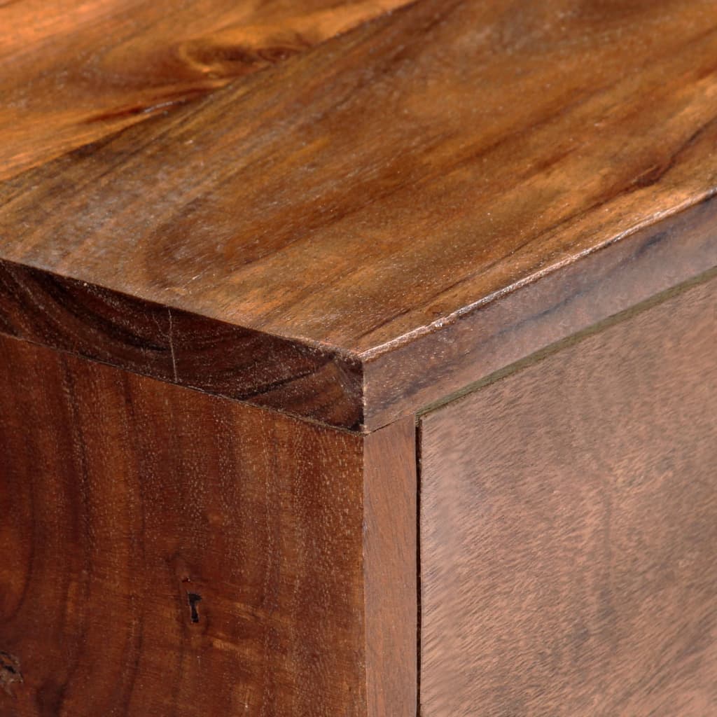 TV Cabinet 120x30x49 cm Solid Acacia Wood