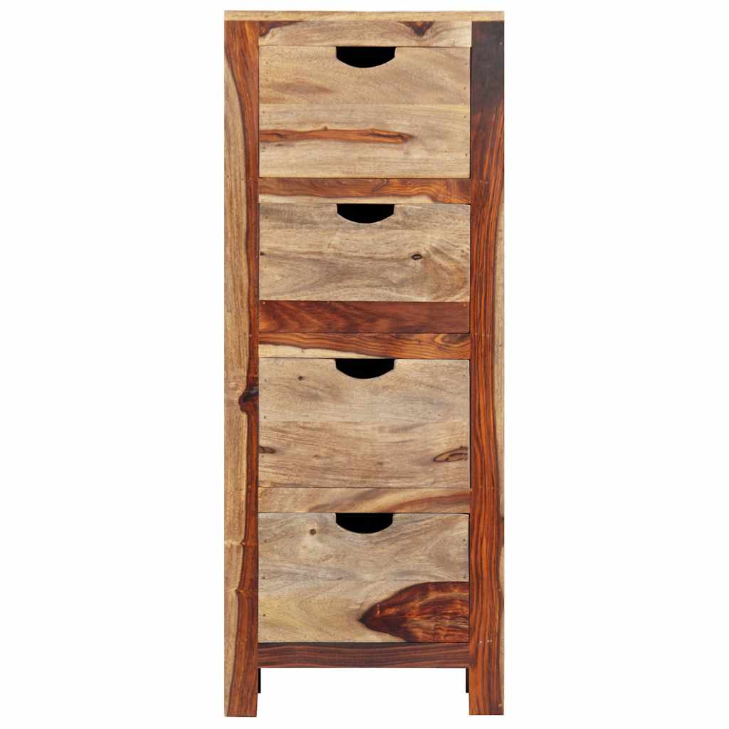 Drawer Cabinet 40x30x100 cm Solid Acacia Wood