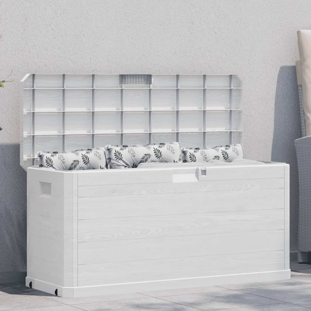 Garden Storage Box 280 L Light Grey