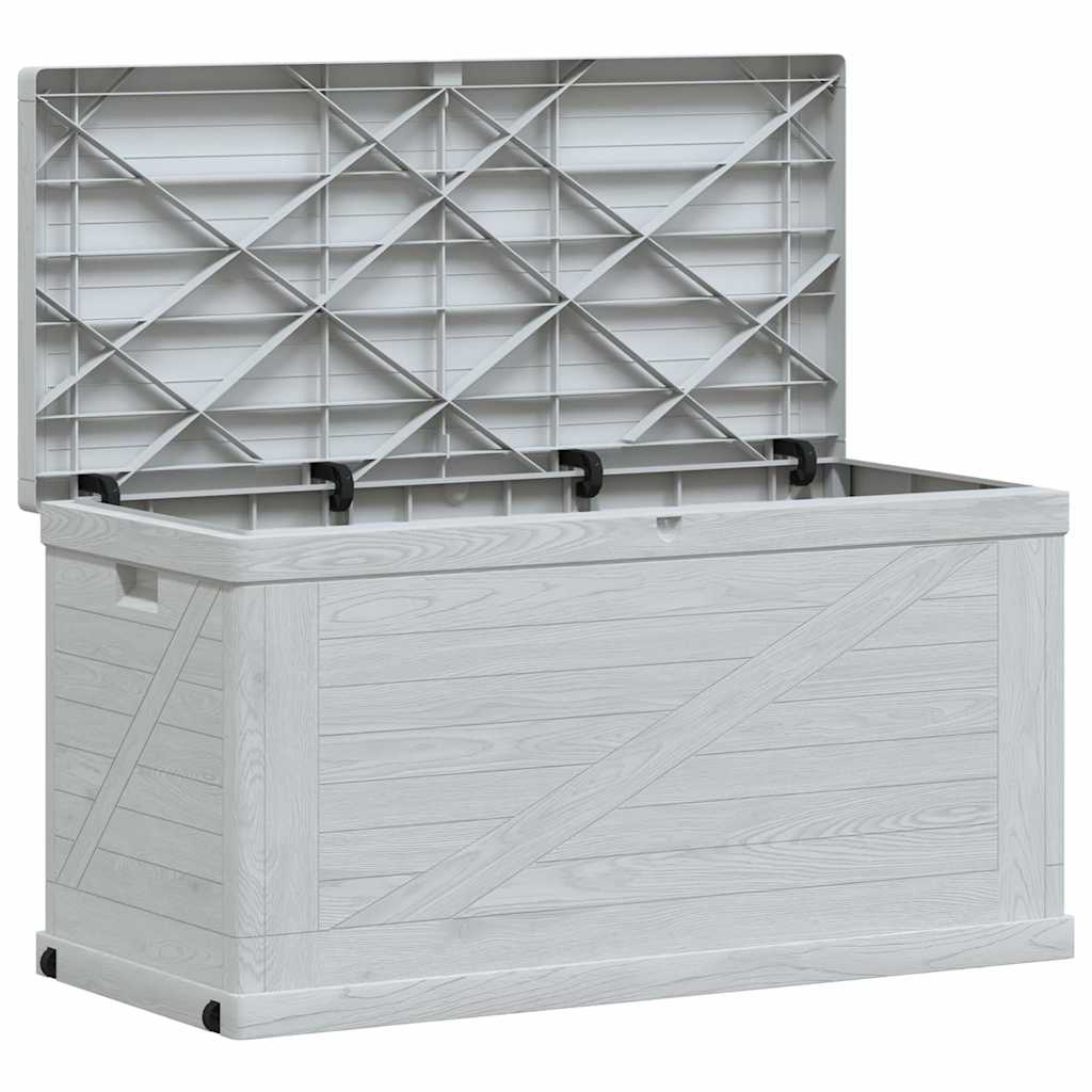 Garden Storage Box 420 L Light Grey