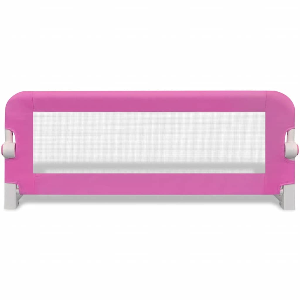 Toddler Safety Bed Rail 2 pcs Pink 102x42 cm