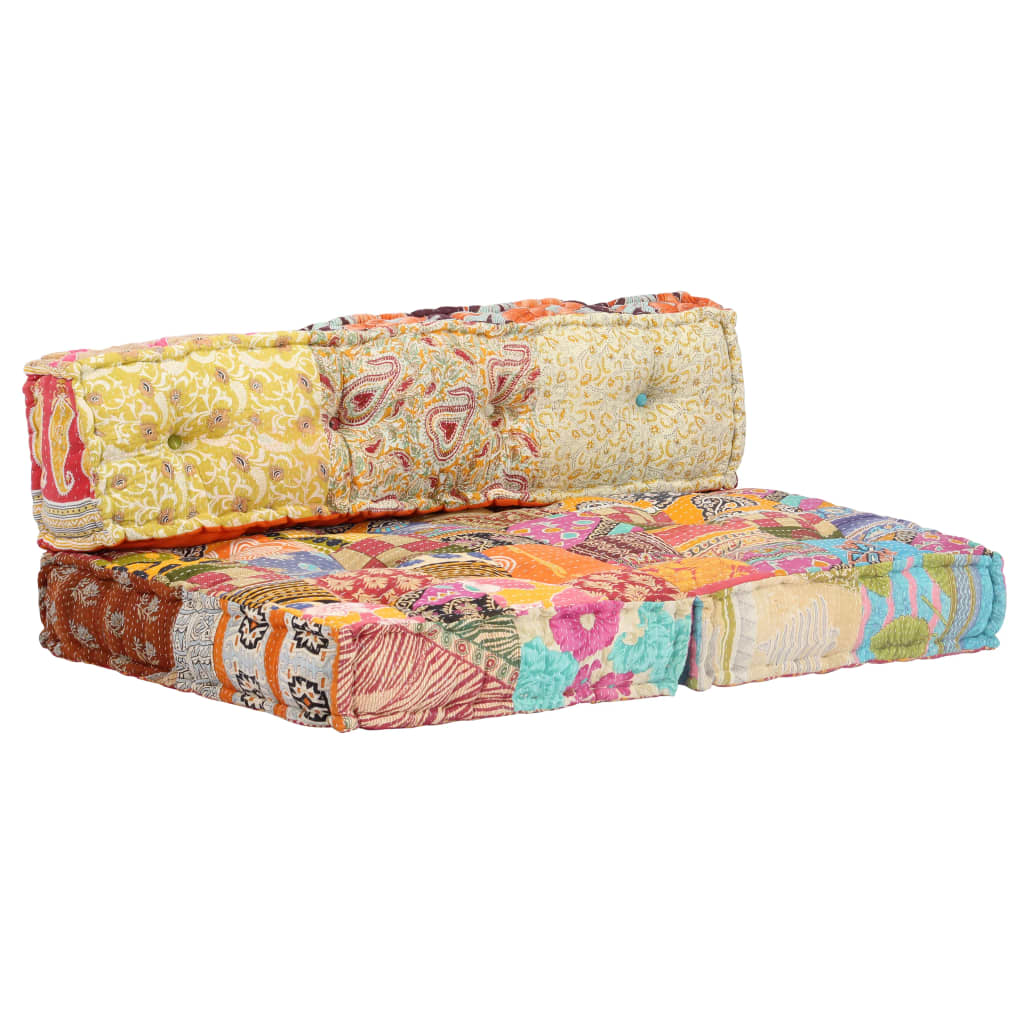 Pouffe Patchwork Fabric