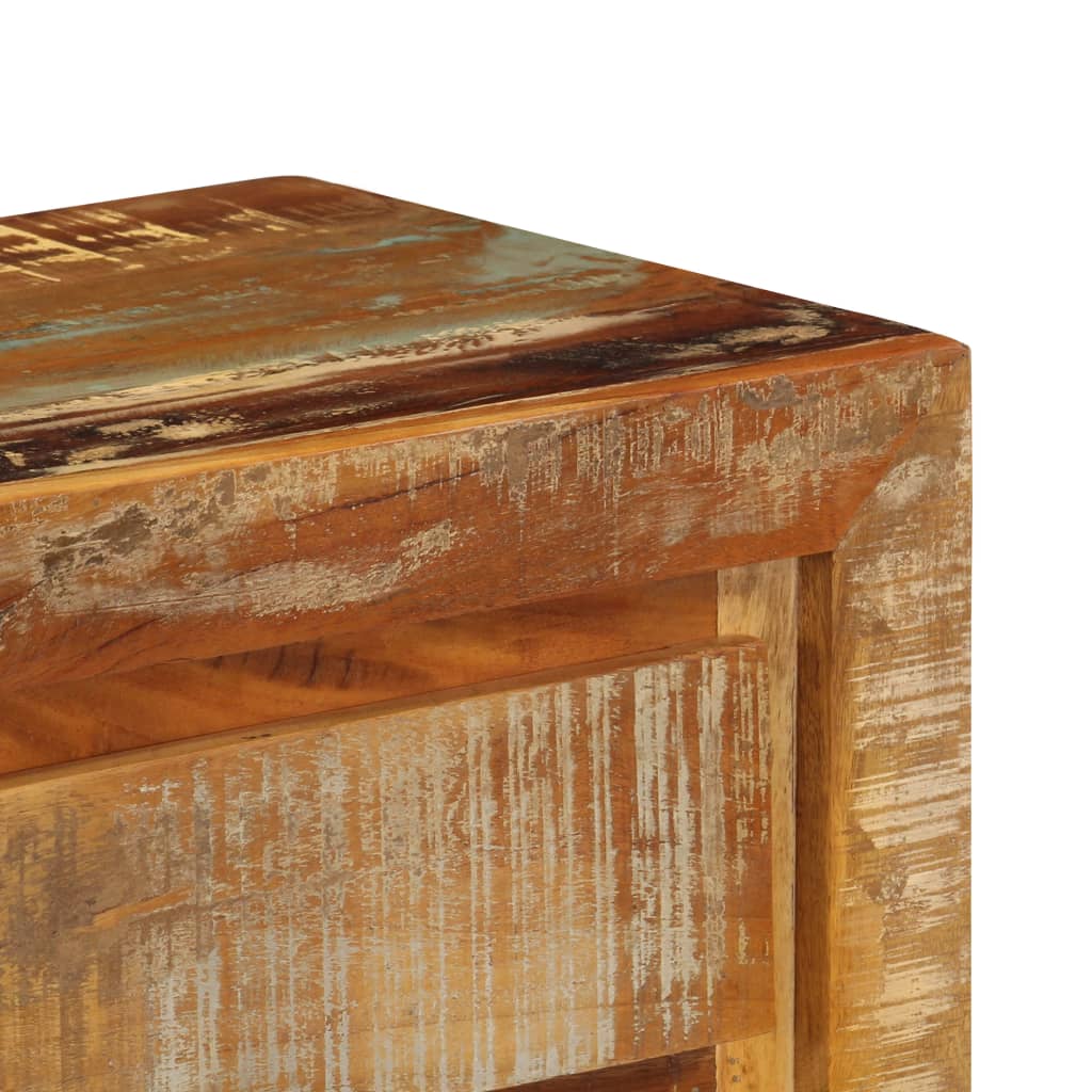 Sideboard 120x30x75 Cm Solid Reclaimed Wood- Natural