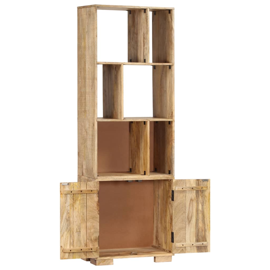 Bookshelf 60x35x180 Cm Solid Mango Wood