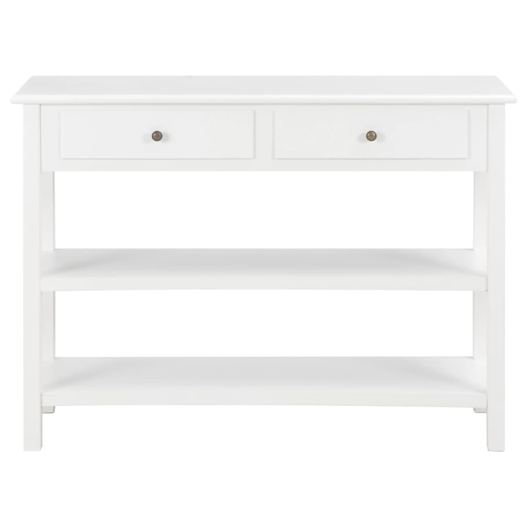 Sideboard White 110x35x80 cm MDF