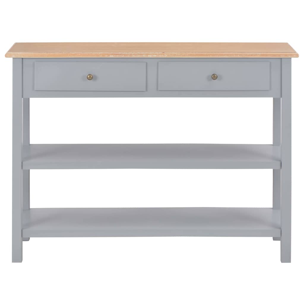 Sideboard Grey 110x35x80 cm MDF
