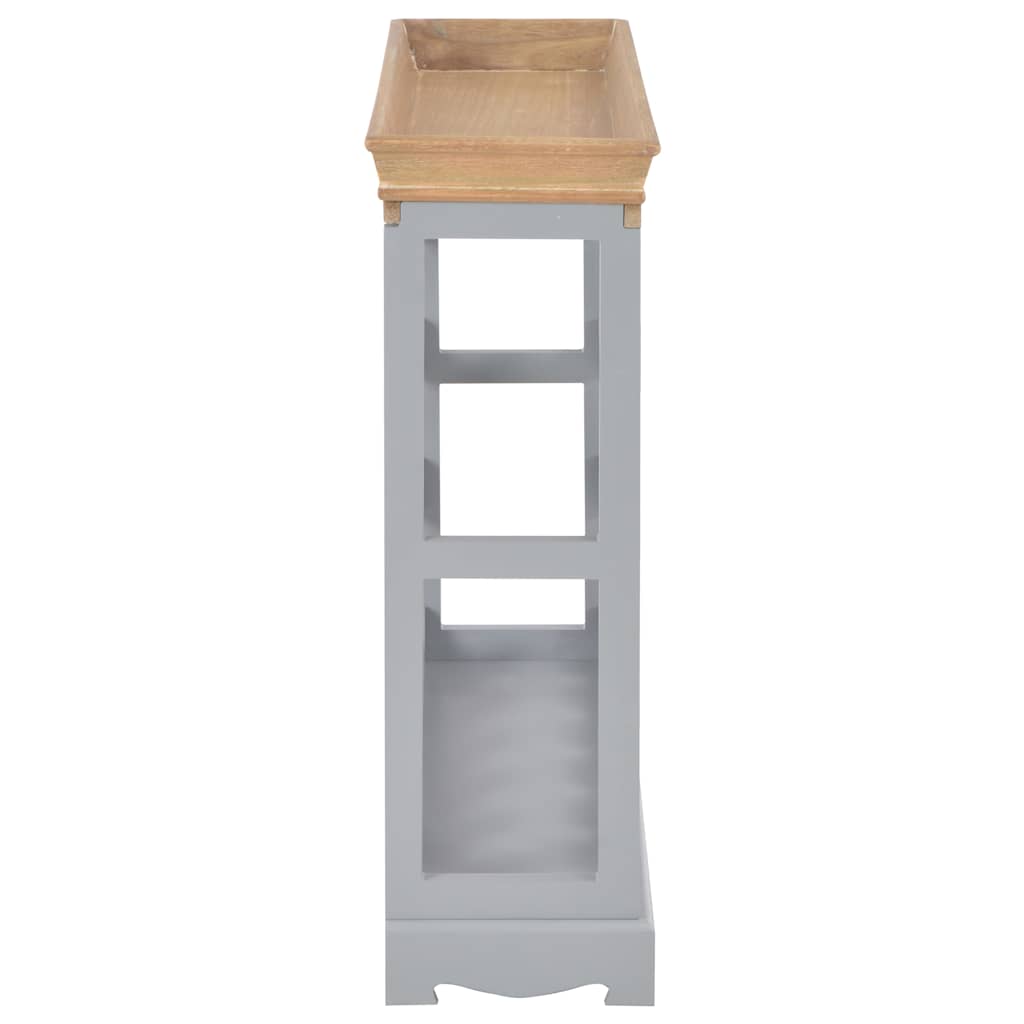 Wine Cabinet Grey 70x22.5x70.5 cm MDF