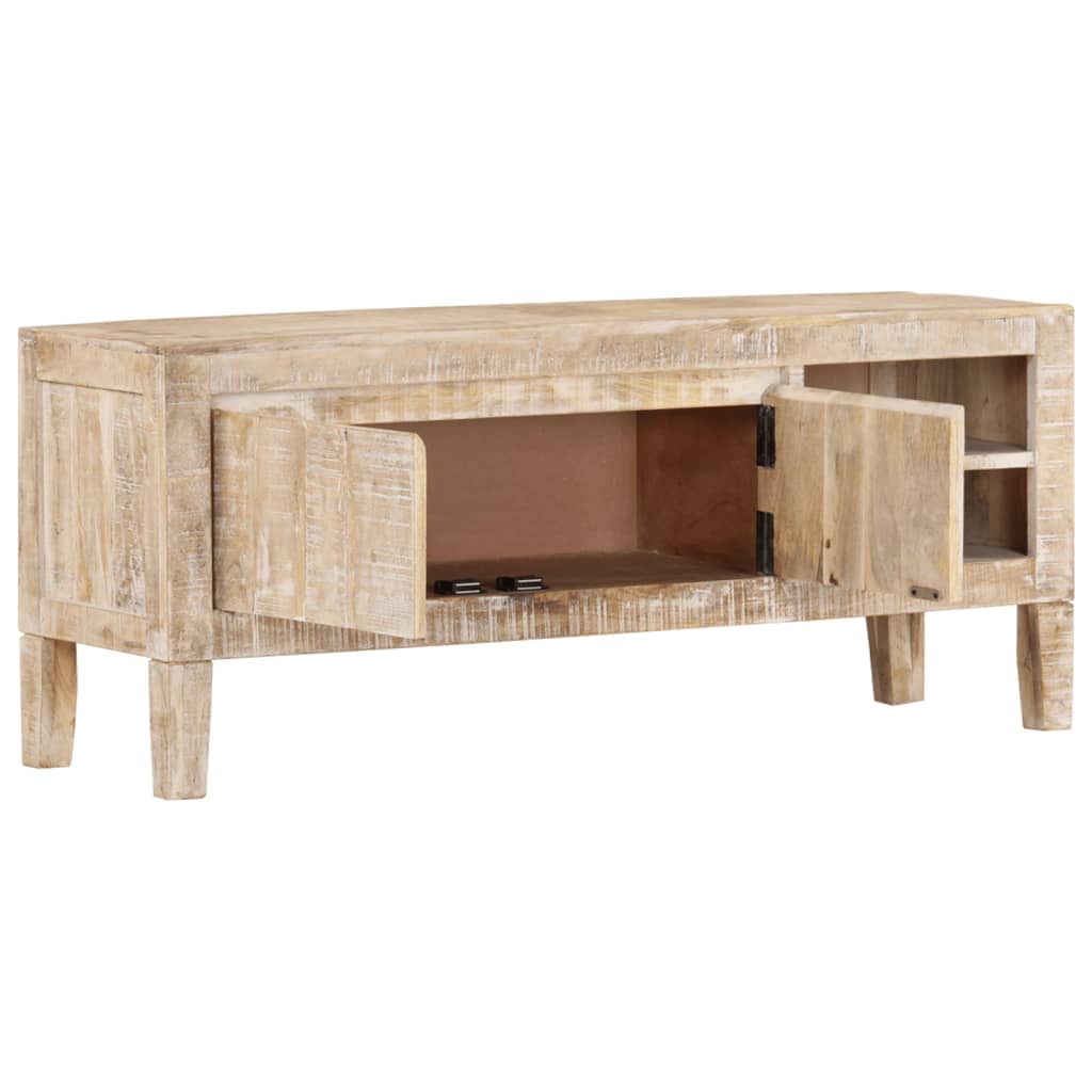 TV Cabinet 110x35x46 cm Solid Mango Wood