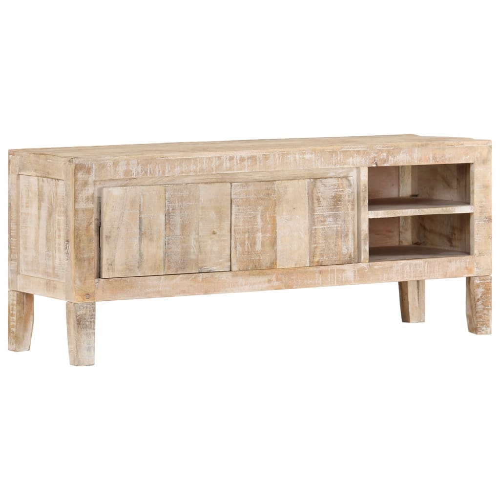 TV Cabinet 110x35x46 cm Solid Mango Wood