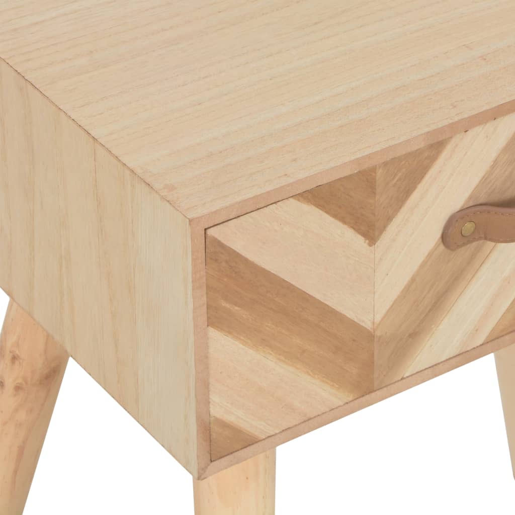 Bedside Cabinet with Drawer 44x30x58 cm Solid Wood