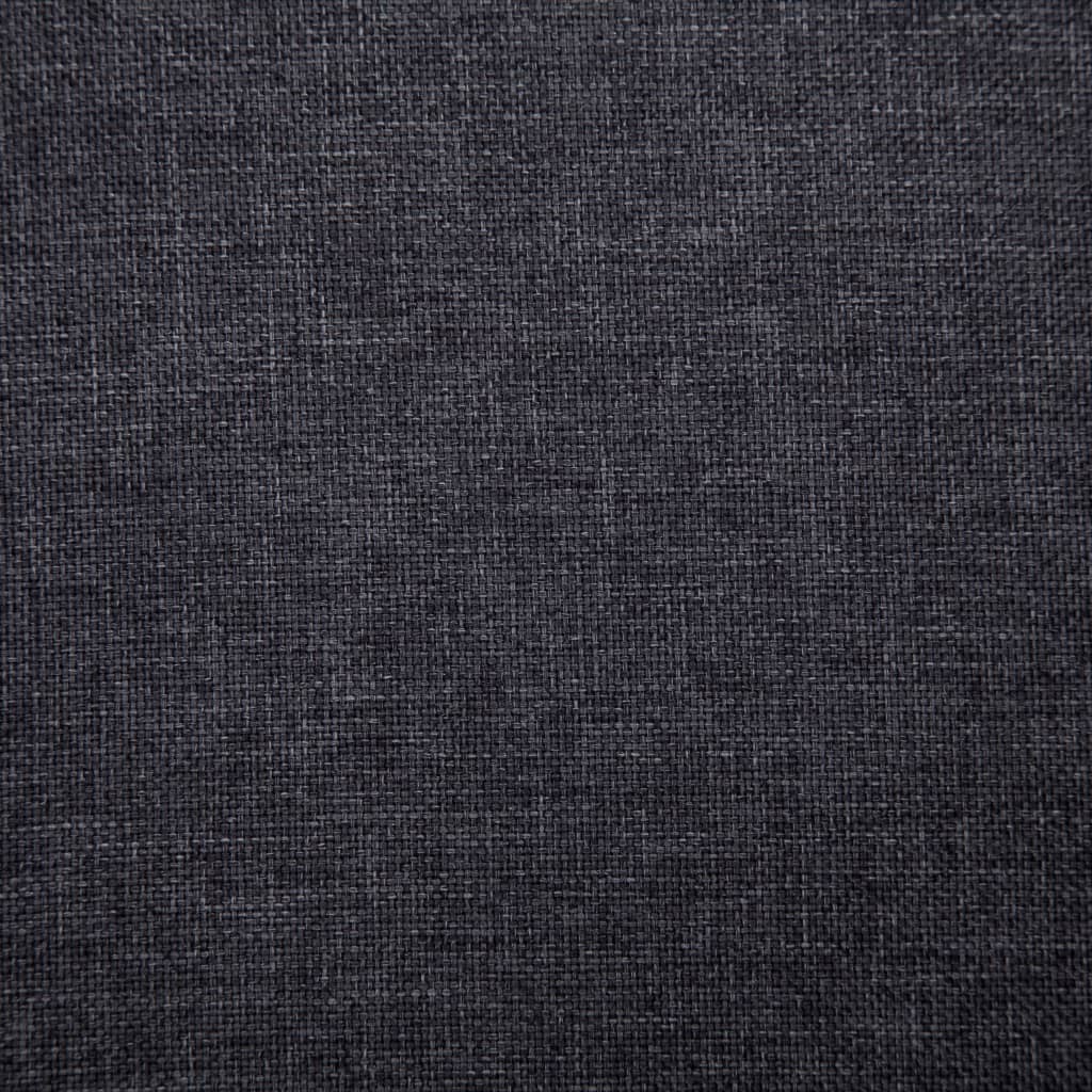 Bench 139.5 cm Dark Grey Polyester