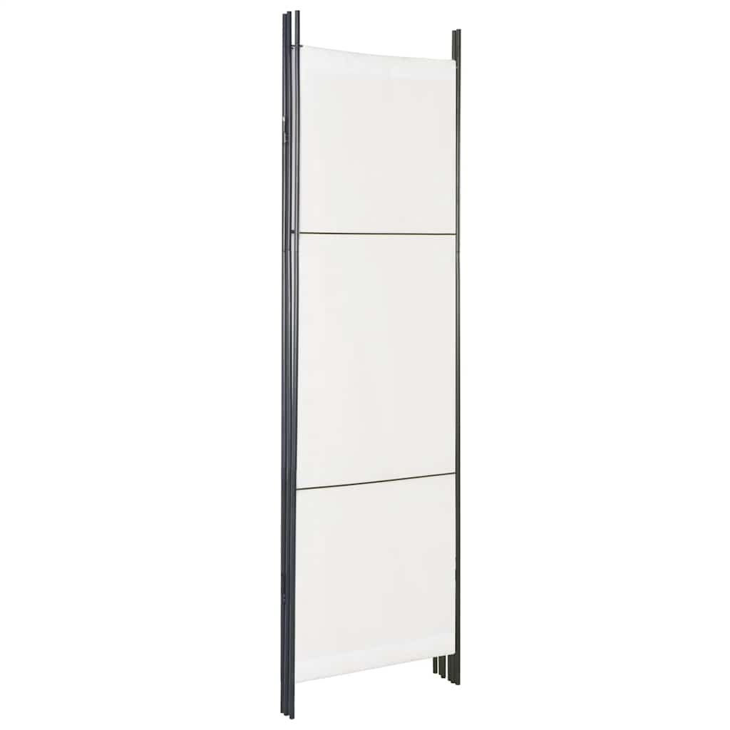 3-Panel Room Divider White 150x180 cm
