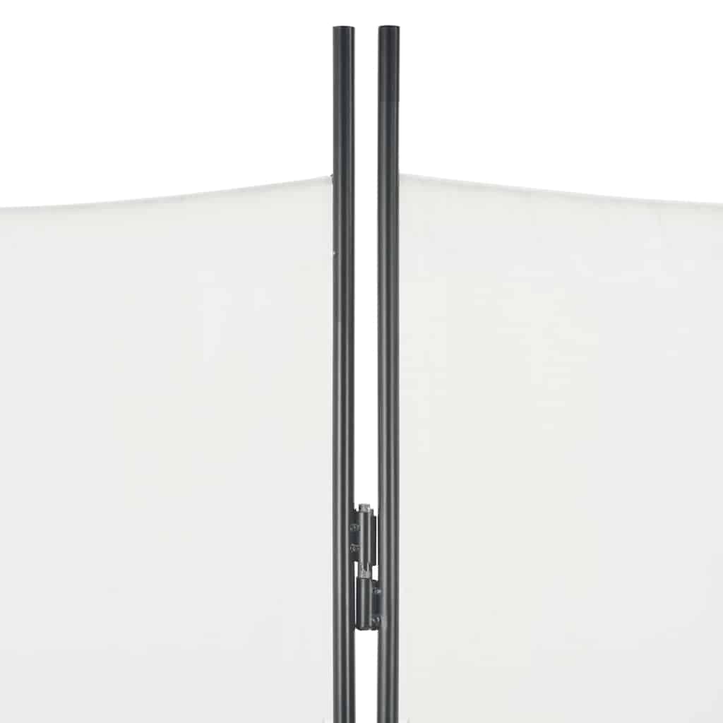5-Panel Room Divider White 250x180 cm
