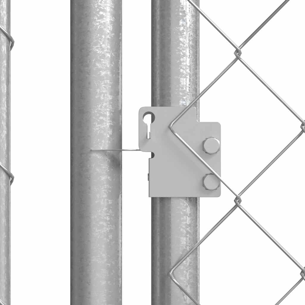 Outdoor Dog Kennel with Roof 7.6x3.8x2.3 m