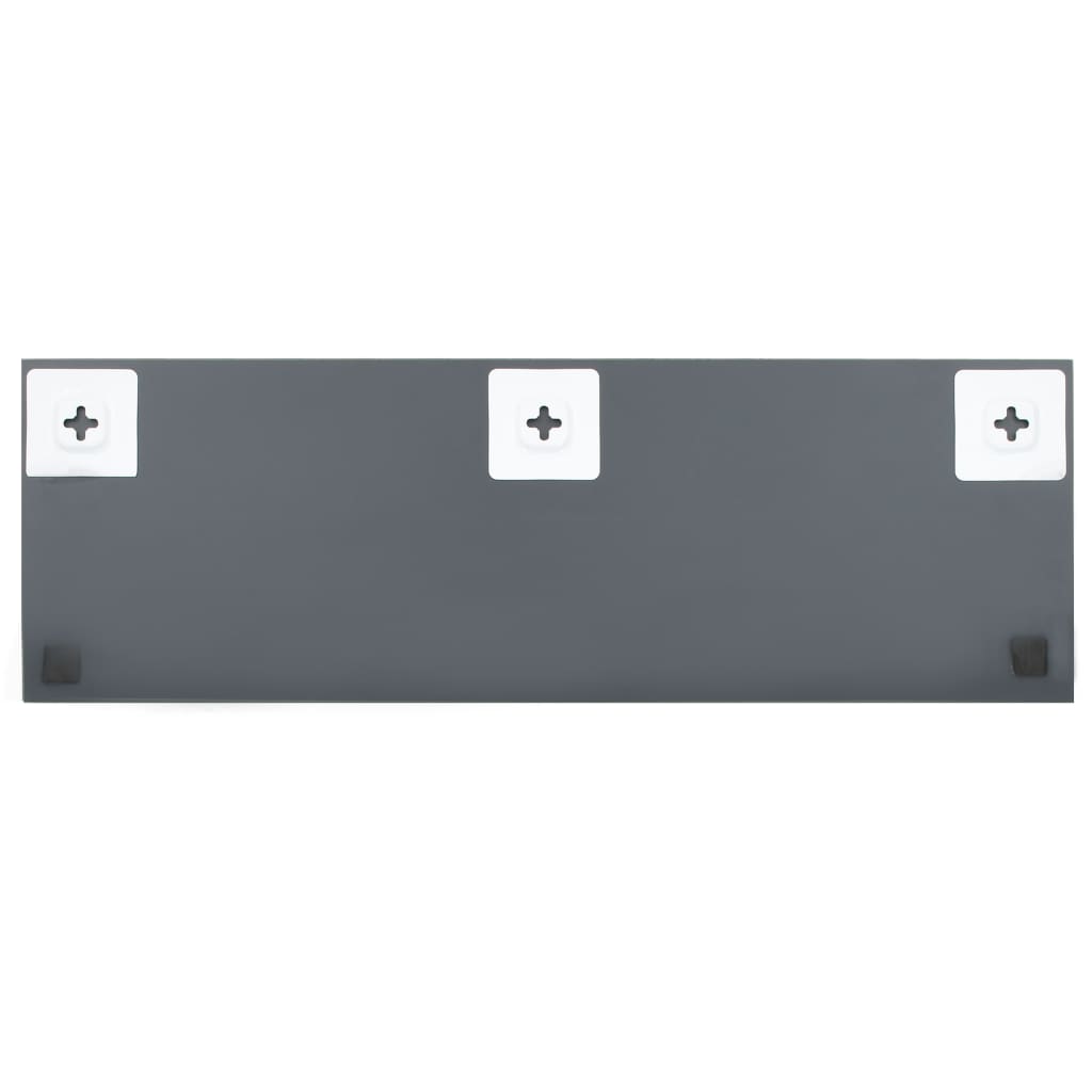 Frameless Mirror 120x30 cm Glass