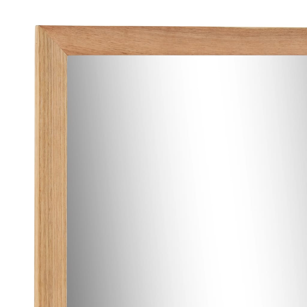 Bathroom Mirror 60x12x62 cm Solid Walnut Wood
