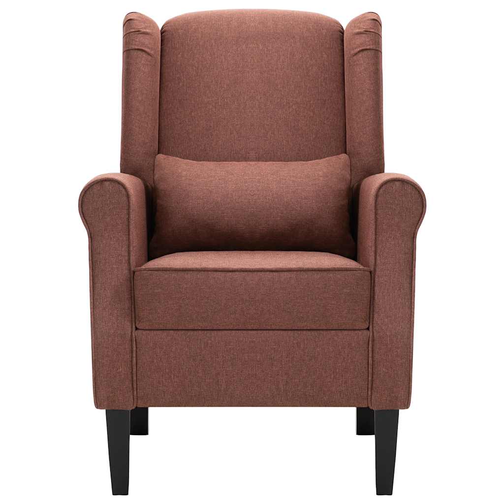 Armchair Brown Fabric