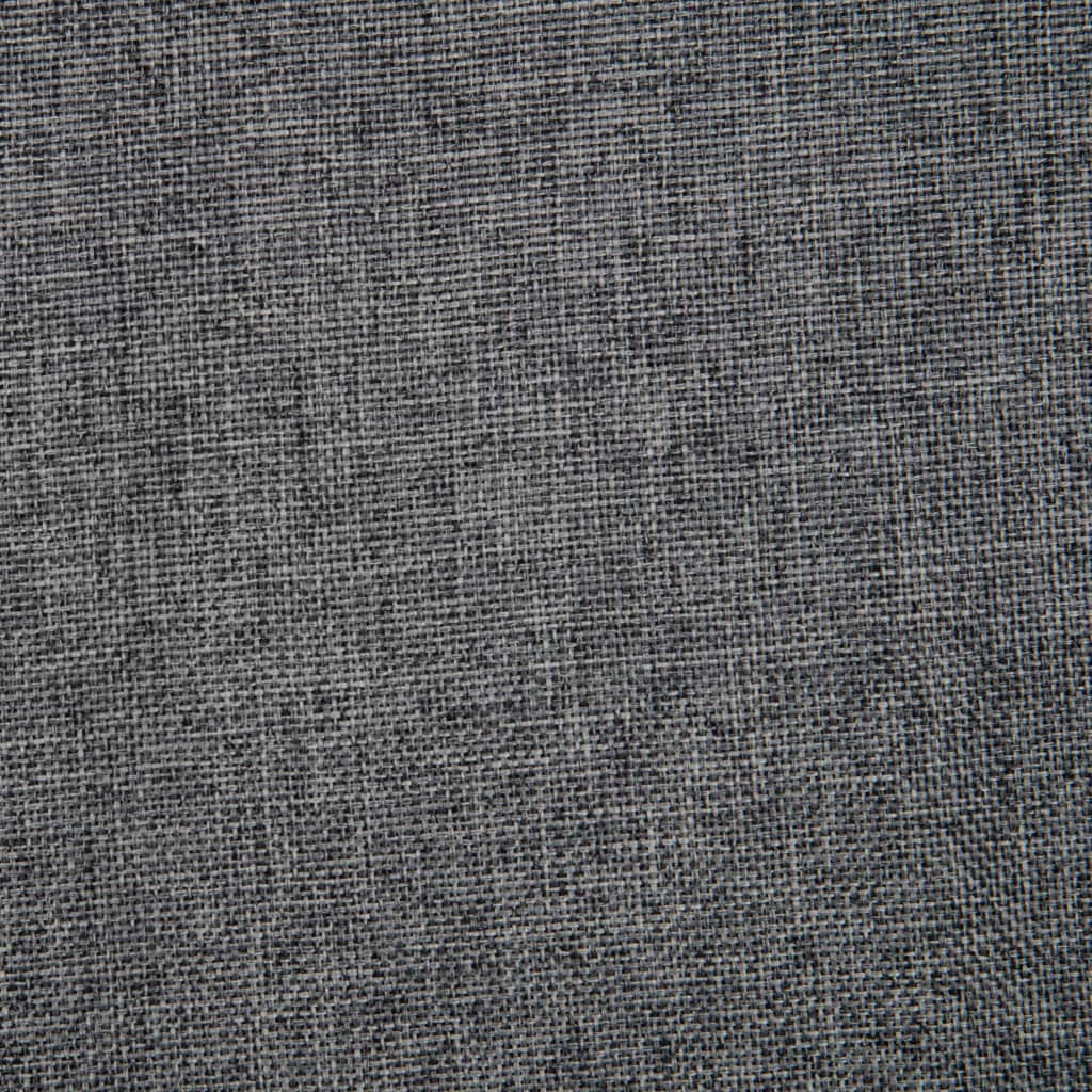 Swivel Dining Chair Dark Grey Fabric