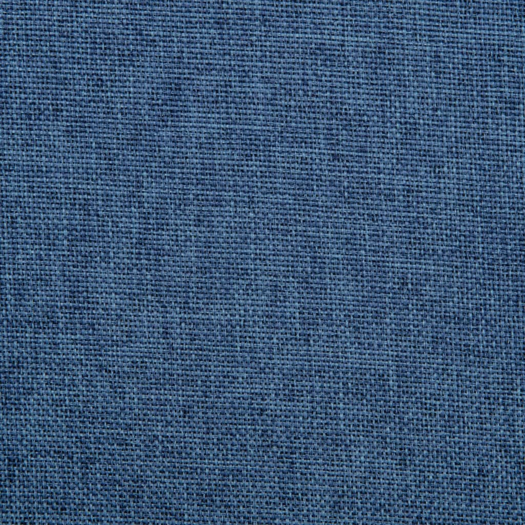 Swivel Dining Chair Blue Fabric
