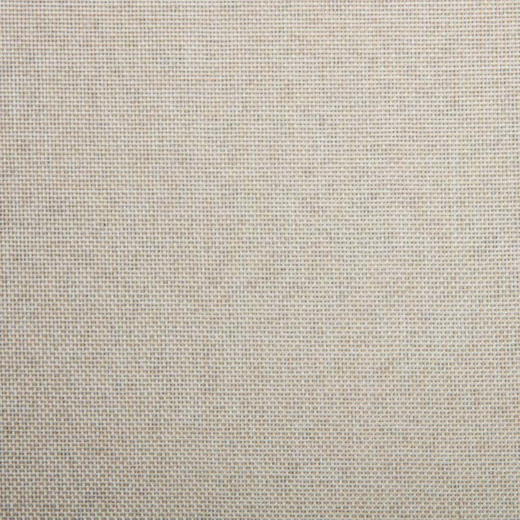 Swivel Dining Chairs 2 pcs Cream Fabric