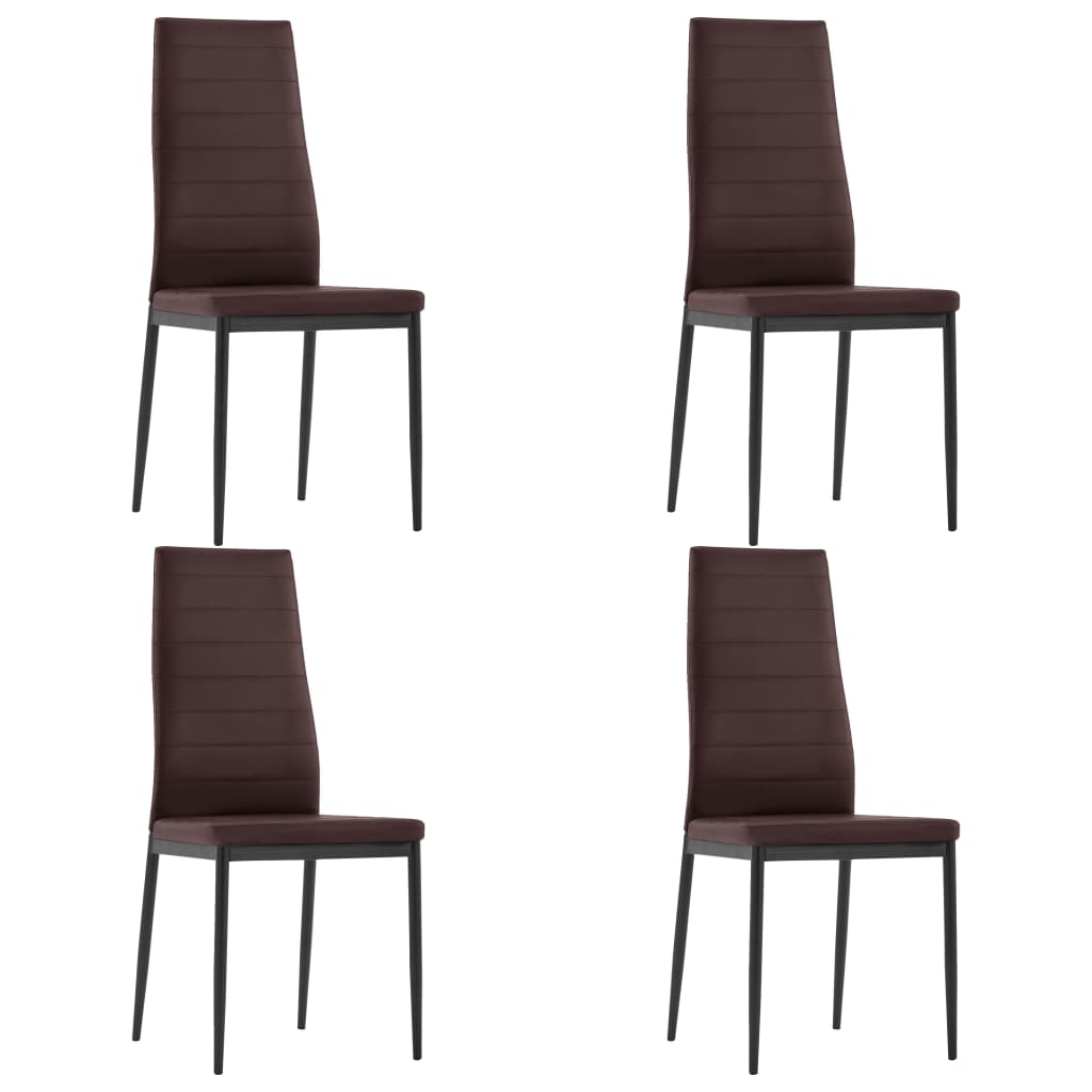 Five Piece Dining Set Brown