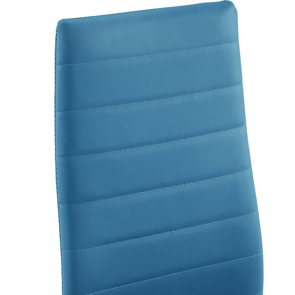 Five Piece Dining Set Blue