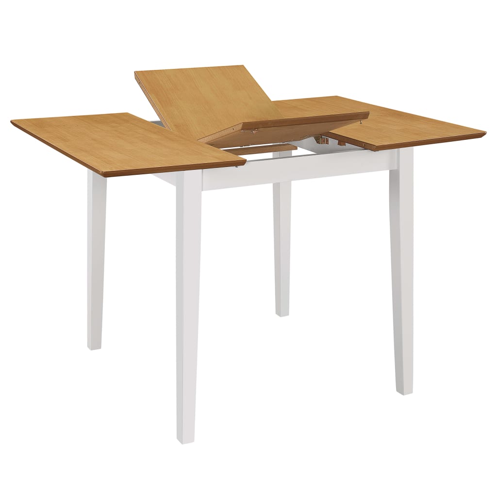 3 Piece Dining Set MDF White