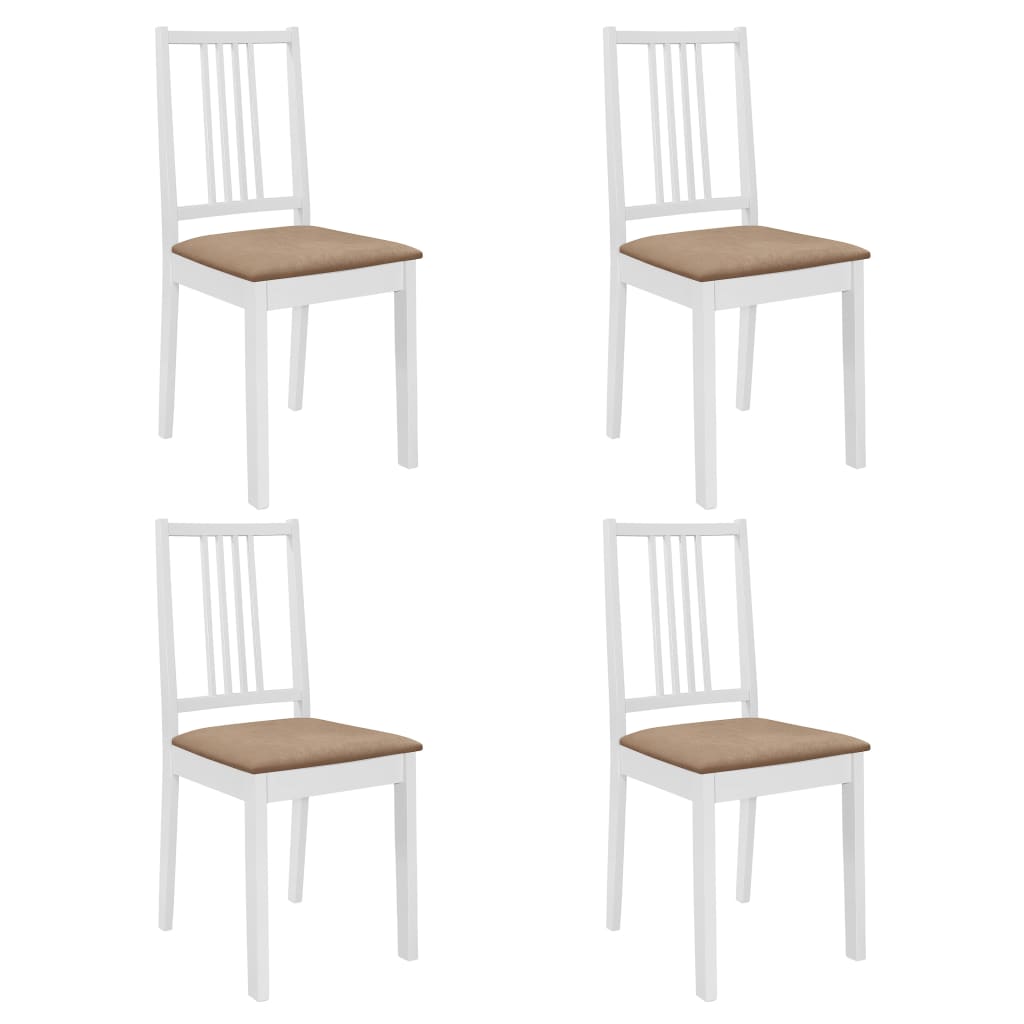 5 Piece Dining Set MDF White