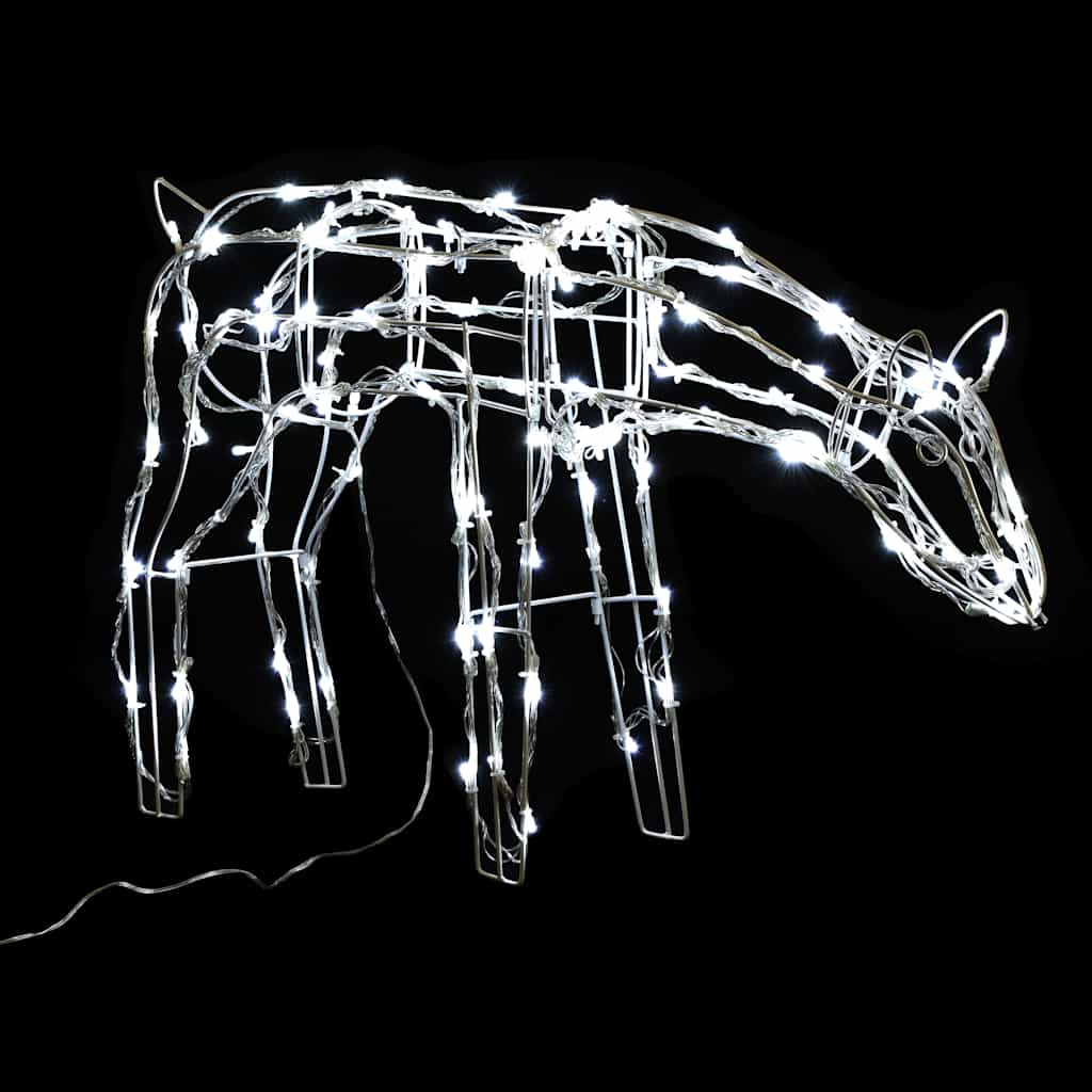 3 Piece Christmas Light Display Reindeers 229 LEDs