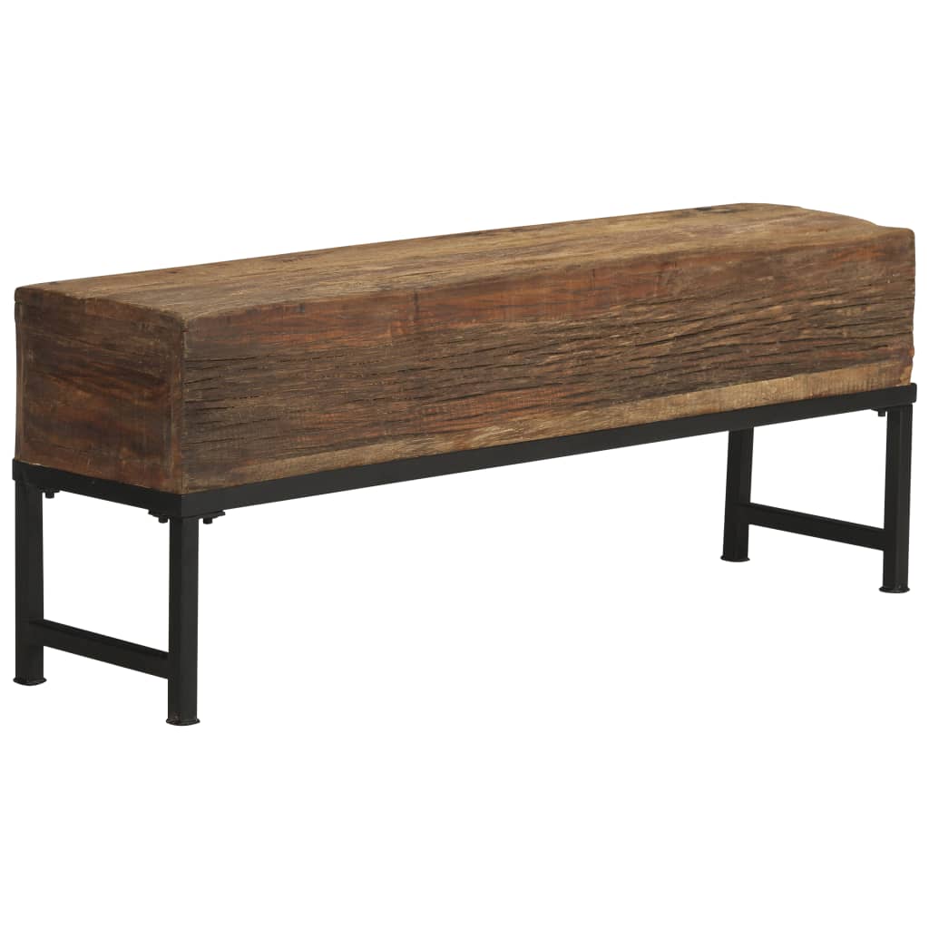 Bench 120 cm Solid Reclaimed Wood