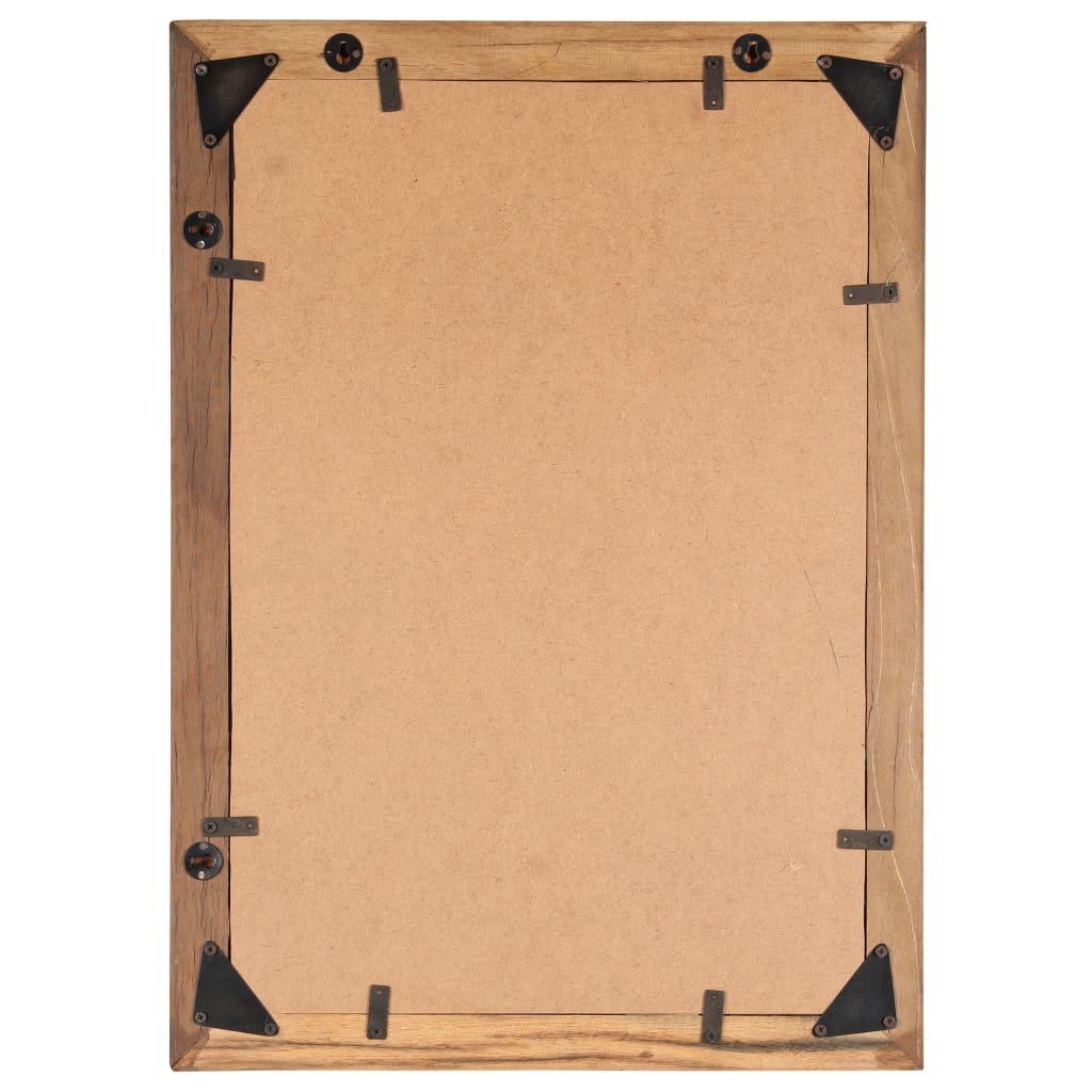 Photo Frames 2 pcs 50x70 cm Solid Reclaimed Wood and Glass