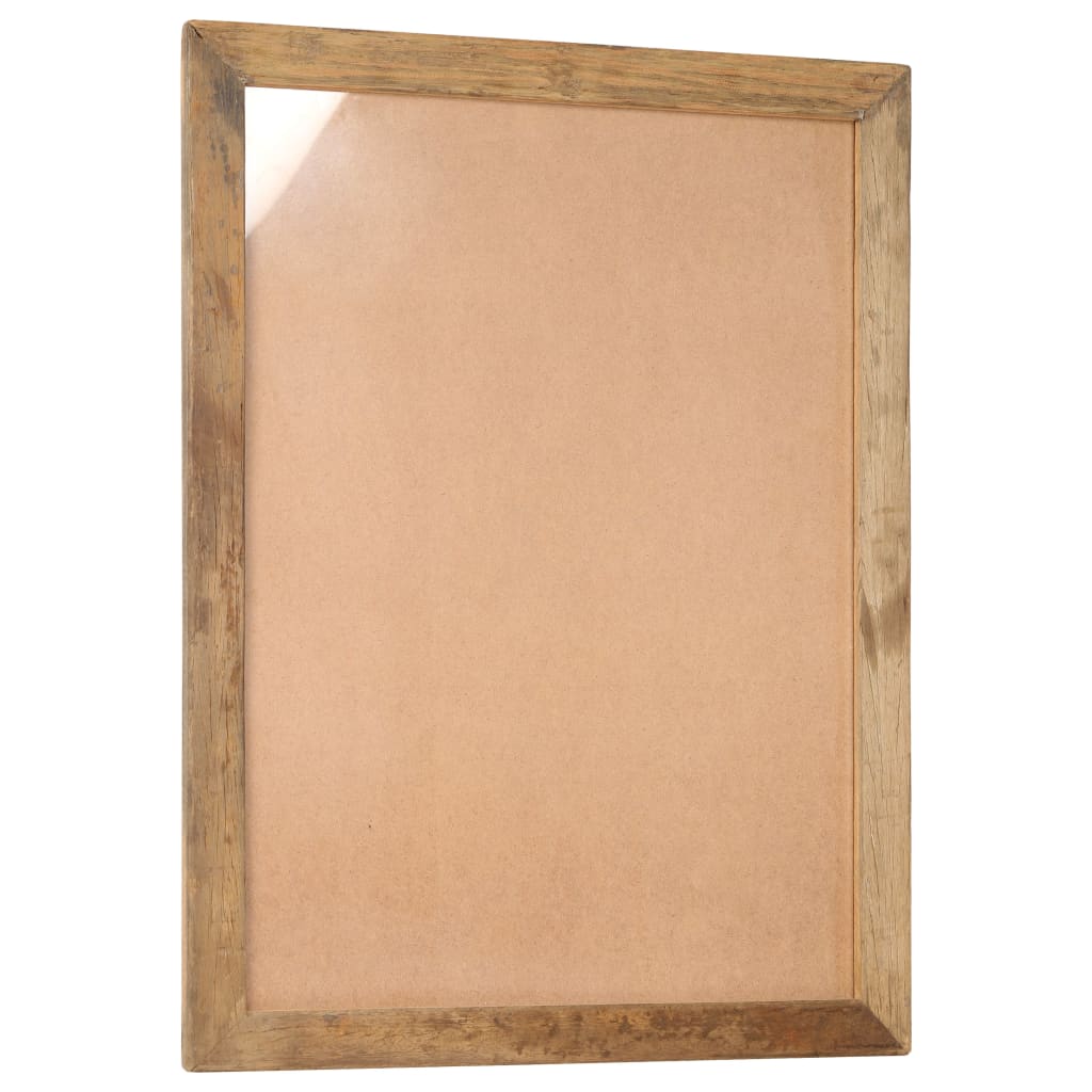 Photo Frames 2 pcs 90x70 cm Solid Reclaimed Wood and Glass