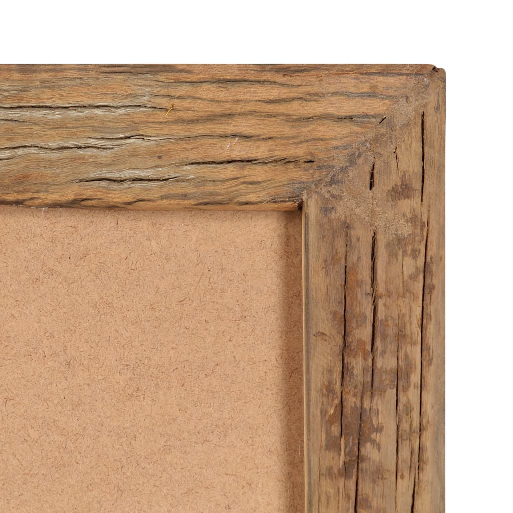Photo Frames 2 pcs 90x70 cm Solid Reclaimed Wood and Glass