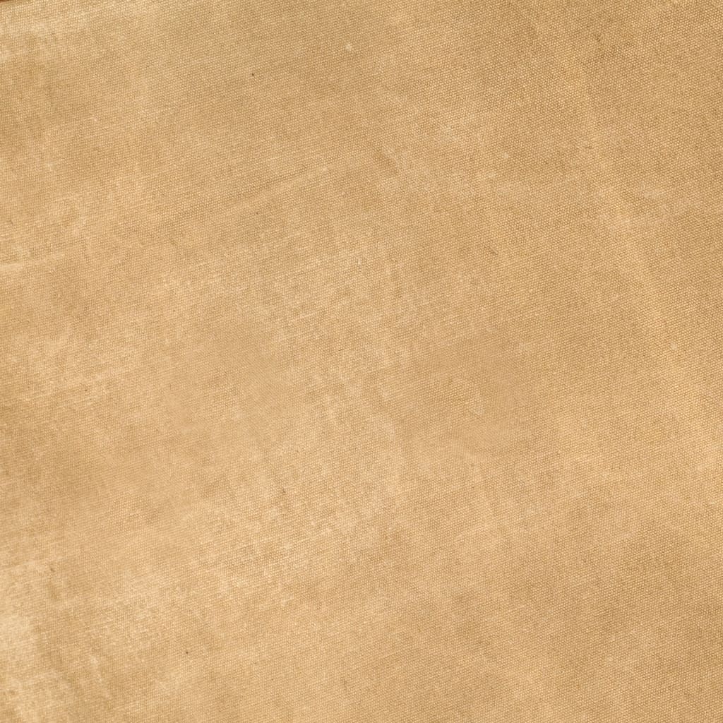 Butterfly Chair Brown Real Leather and Canvas