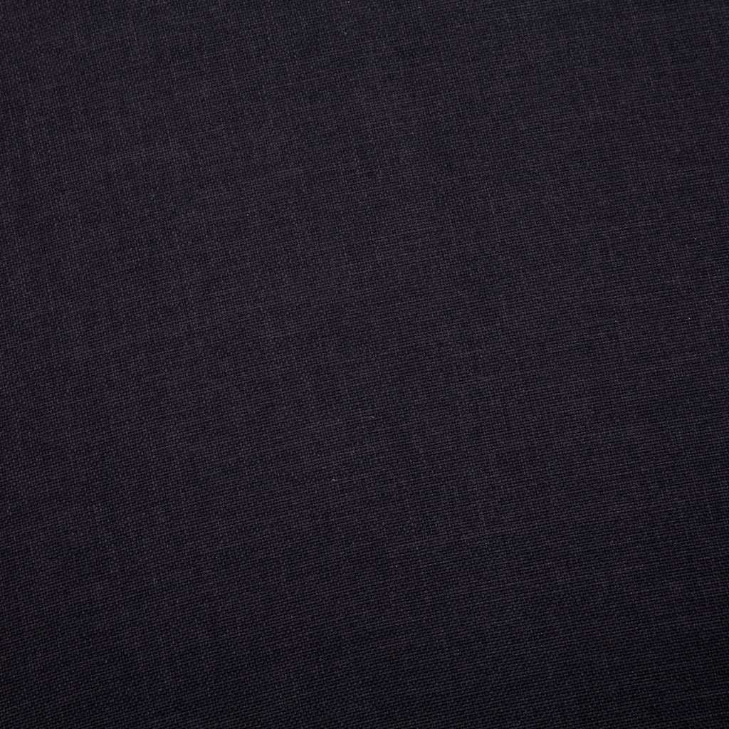 2 Piece Sofa Set Fabric Black