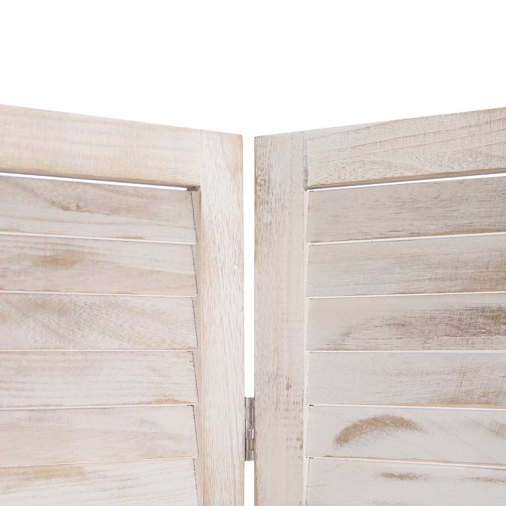 4-Panel Room Divider 140x165 cm Wood
