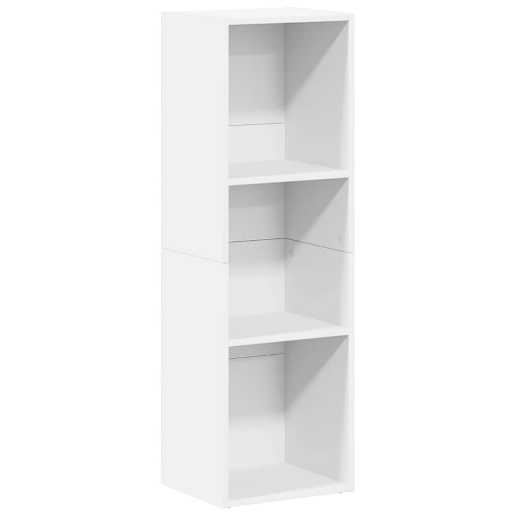 Book Cabinet/TV Cabinet White 36x30x114 cm Engineered Wood