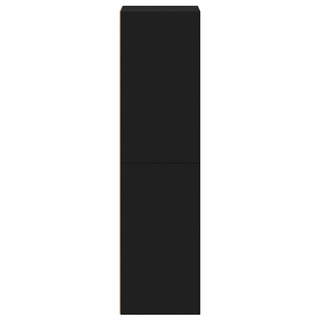 Book Cabinet/TV Cabinet Black 36x30x114 cm Engineered Wood